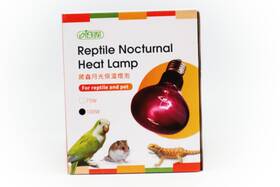 100w Ista 719859035724 Reptile Nocturnal Heat Lamp 110v 24 Hours Heating With Average Using L