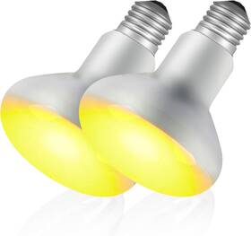Jaenmsa 744110253894 50w Reptile Heat Lamp Bulbs R63 Uva Uvb Basking Light For Bearded Dragon