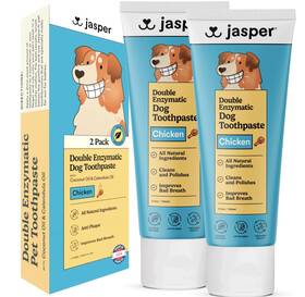 Pn-ch35 Jasper Dog Toothpaste Double Enzymatic Pack Of 2 - Plaque Remover For Teeth