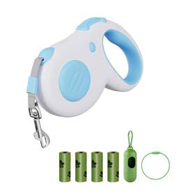 Jawade 713612609980 Retractable Dog Leash 16 Ft For Pets Up To 44 Lbs Durable Abs And