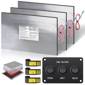 Rthp-003 Jianbenkj Rv Tank Heater Pad 12v/13.5v 12 Inch X18 3pcs Holding With