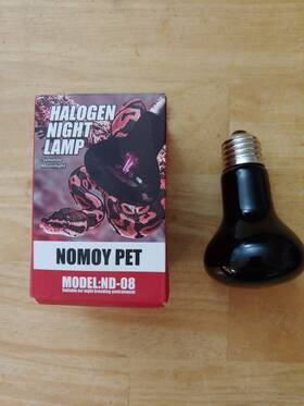 Nd-08 Jiecare Lot Of 3 Pet Night Heating Lamp For Reptiles Ac220-240v 75w