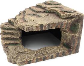 Jihaqua 445008082024 Extra Large Reptile Hideout Cave Habitat Decor For Gecko Lizard Snake Turtle