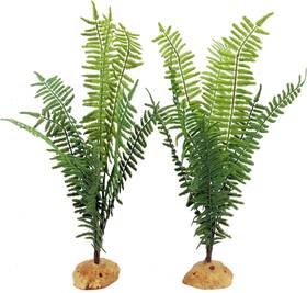 Jihaqua 445037456476 Fake Fern Plants Reptile Plastic Terrarium Decor Reptiles Amphibians T