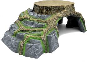 Jihaqua 705353920998 Extra X Large Resin Reptile Tank Hideouts Cave Habitat Decor For Leopard