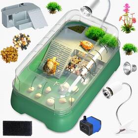 2024-turtle Jiurun 00012 Turtle Tank Kit-new Starter Kit Includes Uva/uvb Light Filter