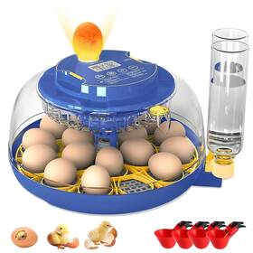 26-jk-fhq-m-320 Jkwiwe 18 Egg Incubator With Automatic Turning And Humidity Control Water Refill
