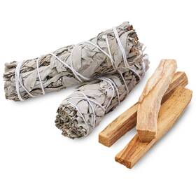 Jl Local 748079876484 Smudge Kit Refill - White Sage And Palo Santo For Smudging Healing S