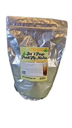 00502 Joshs Frogs Fruit Fly Media Melanogaster 3 Pound Bag Hydei Formula