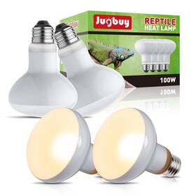 Ju-rhl-4 Jugbuy Reptile Heat Light Bulb 100 Watt Uva Basking Spot Lamp Bulbs Daylight Heati