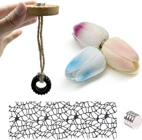Julang 726084378476 5 Pcs Jumping Spider Accessories Set - Climbing Toy With Magnet Tulip Habitat