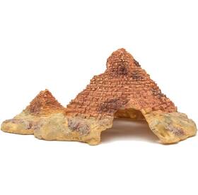 10872 Jungle Bob Versatile Pet Reptile Cave - Pyramid Design Ideal Terrarium Hiding Spot New