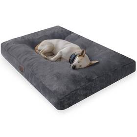 Jungolica Pet Products 684521305169 Plush Calming Dog Crate Beds For Dogs Washable Bed Fluffy Sleeping
