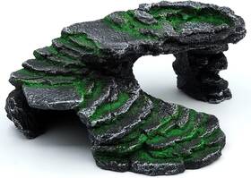 Junniu 711181481198 Reptile Hide Cave Turtle Basking Platforms Shale Scape Step Ledge Ramps 9.5in