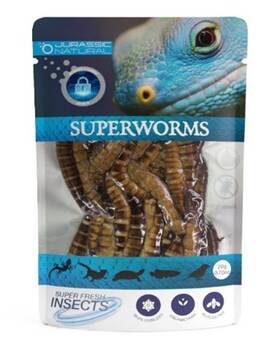 Jurassic Natural 860009205314 2 Pack - Superworms 20g Organic Insect Reptile And Amphibian Food