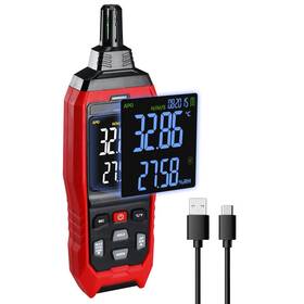 Ig-482 Juviperpric Temperature Humidity Meter Digital Thermometer Hygrometer Monitor Wb/dp Wi