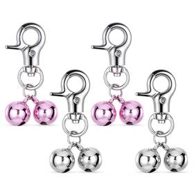 5354vplj8696 Jxiwfvl 4pcs Bells For Dog Collars Cat Collar Loud Stainless Steel Bell