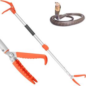 Kalkal 313114291227 60 Inch Snake Grabber Tool Professional Aluminum Alloy Telescopic Rattle Sna