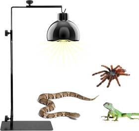 Kathson 445044770770 Reptile Lamp Stand Adjustable Metal Floor Lamps Bracket Reptiles Tank