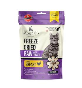 Kelly & Cos 859722900158 Freeze Dried Cat Treats - Chicken Breast Made From A Single Ingredient. Gra Inch
