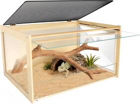 Kerty 313038922993 Reptile Terrarium Enclosure 30gallon Bearded Dragon Tank 24 16 16inch Tempered
