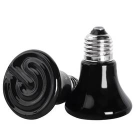 Kimroo 414802794838 75w Mini Reptile Heat Lamp Bulb 2 Pack E26/e27 Base Ac110v Pet Ceramic