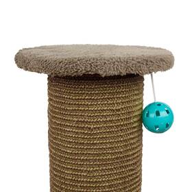 23c-sr079 Kitty City Sisal Post Scratcher Scratch Perch Cover Replacements 2pk Tan