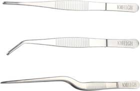 Kmhigh 794590923213 Stainless Steel Tweezers Set For Small Gardening And Kitchen Silver