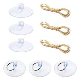 Knana-016 Knana 716963985802 6pcs Suction Cups For Reptile Terrarium - Transparent