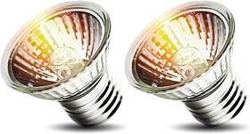 Koheopt 744110550313 2-pack 50w Uva Bulbs Light Turtle Heat Lamp For Reptiles And Amphibian Tanks T