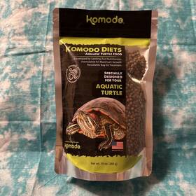 Komodo 784369931525 Diets Aquatic Turtle Dry Food 10 Oz Resealable Bag Brand Exp 11/25 New