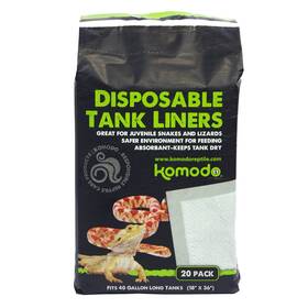 93273 Komodo Reptile Terrarium Repti-pads 18 Inch X 36 Disposable Tank Liners Absorb