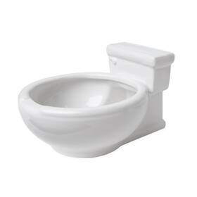 Kwirkworks 850005275909 Toilet Shaped Bowl For Snacks Pet Food Dish Cereal Water Ramen - 7 Inches