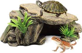 La Pet 445017686695 Reptile Hide Box Hideouts Resin Rock Gecko Hides And Caves Li