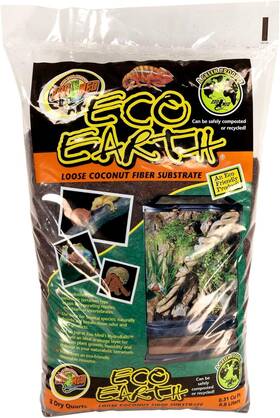 Laboratories 313109292215 Eco Earth Loose Coconut Fiber Substrate 8 Quarts