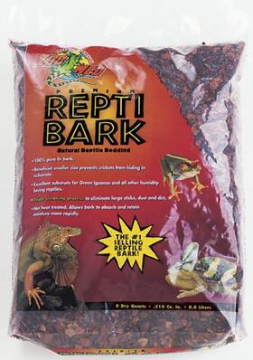 Laboratories 744110935417 Reptile Bark Natural Bedding Made Of 100% Pure Fir 8-quarts