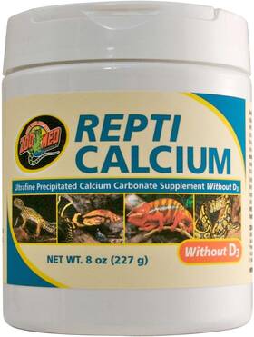 A338 Laboratories Reptile Calcium Without Vitamin D3 8-ounce