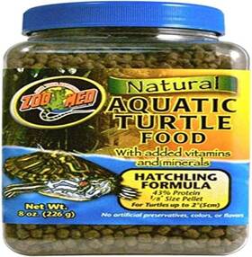 Zm92 Laboratories Inc. Natural Aquatic Turtle Food Hatchling Formula 8-ounce