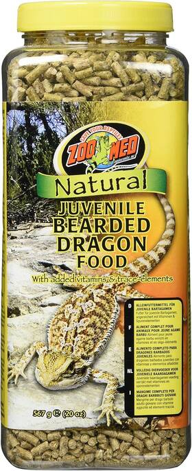 Laboratories Zm74 20-ounce Natural Bearded Dragon Food Juvenile Formula