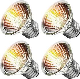 H425 Lachesan 4 Pack 25w Uva Uvb Bulbs Fit E26 Heat Reptile Lamp Light Turtle For