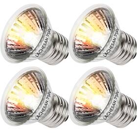 Lachesan H475-2 Turtle Heat Bulb 75w Uva E26 Reptile Lamp Light For Terrariums Cages 4-pack