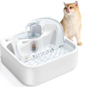 Lh4003-01vp Lalahome Dog Water Fountain Cat Automatic Bowel 3-stage Design For Multi Pets Wa