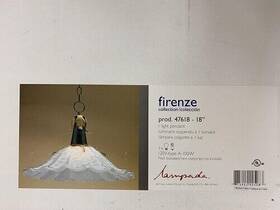 120v-type Lampada Lfr-47618 Firenze Collection 1 Light Pendant 18 Inch A-100w