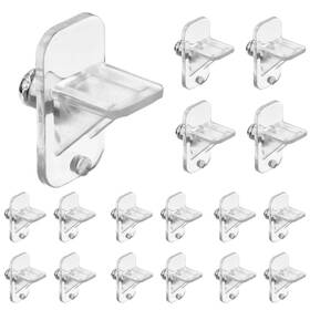 Lh250909003 Laoha 1/4 Inch Plastic Shelf Pegs 20pcs Cabinet Supports And Clips Furniture
