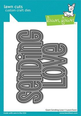 5a0021m8-1g4j5 Lawn Fawn Cuts Custom Craft Die-giant Sending Love