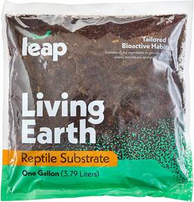 Lp005 Leap Habitats Living Earth Substrate - Bioactive Ready Terrarium Brown