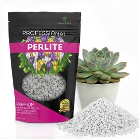 Leaves And Soul 850022590566 Professional Perlite Large 2.2 Quarts Medium Grade For Container Gard