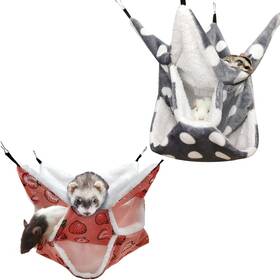 Leftstarer 661918925931 Glider Hammock For Small Pets 11.8 In - Grey &