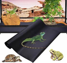 Leolio 313108643674 17.7 X 80 Inch Bearded Dragon Tank Accessories Non-adhesive Reptile Carpet Line