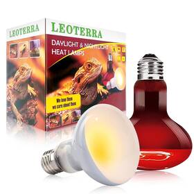 Leoterra 749889850855 75w Heat Lamp Bulbs Day And Night Combo Pack Dimmab
